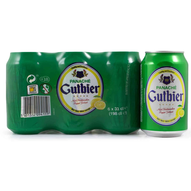Gutbier Panaché Lemon 6 x 330ml Bottles