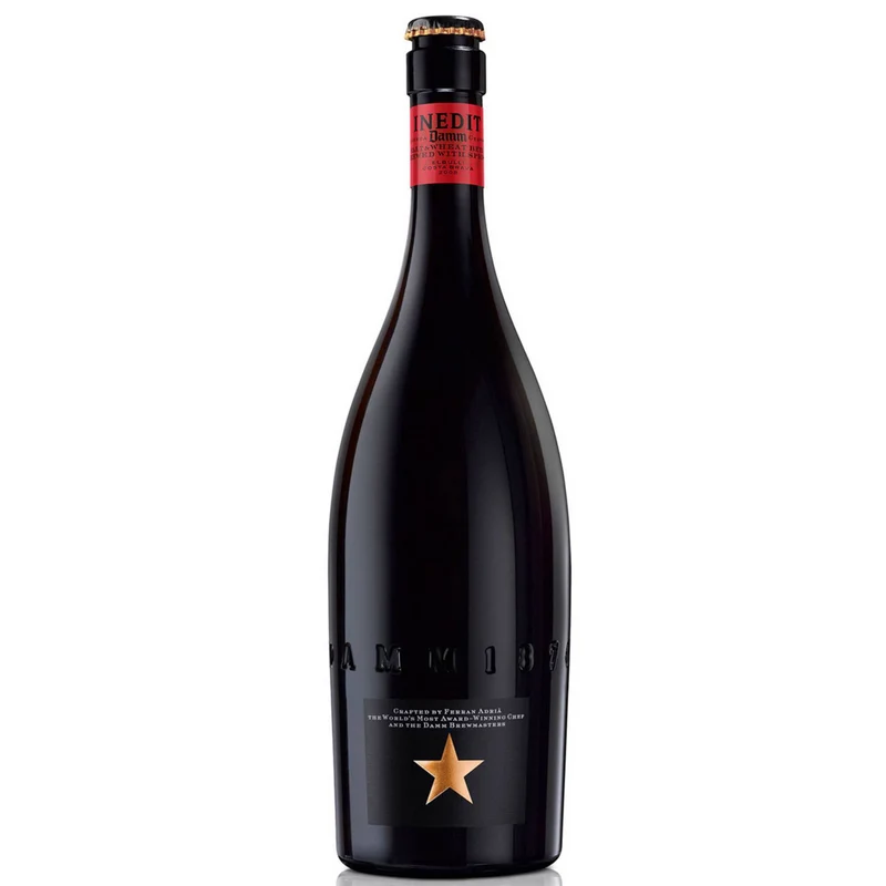 Estrella Damm Inedit Malt and Wheat Beer with Spices 750ml Bottle 4.8% ABV