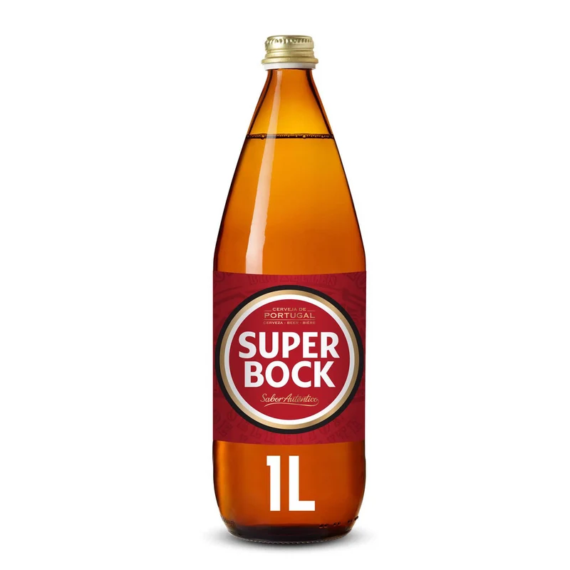 Super Bock Original Lager 1L Bottle 5.2% ABV