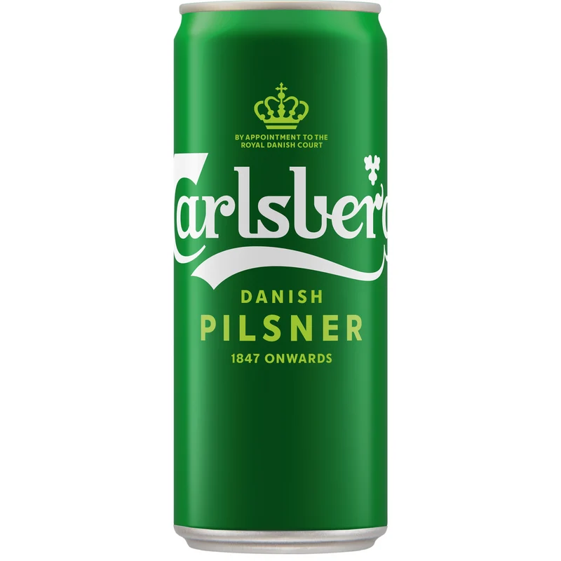 Carlsberg Pilsner 330ml Can 5% ABV