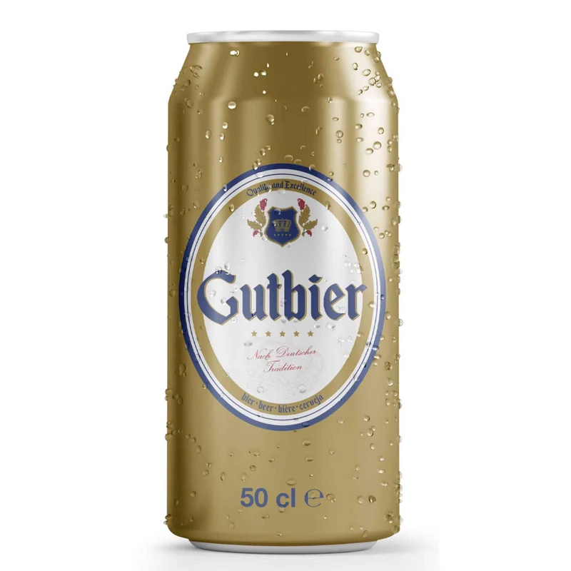 Gutbier Lager 500ml Can 5% ABV