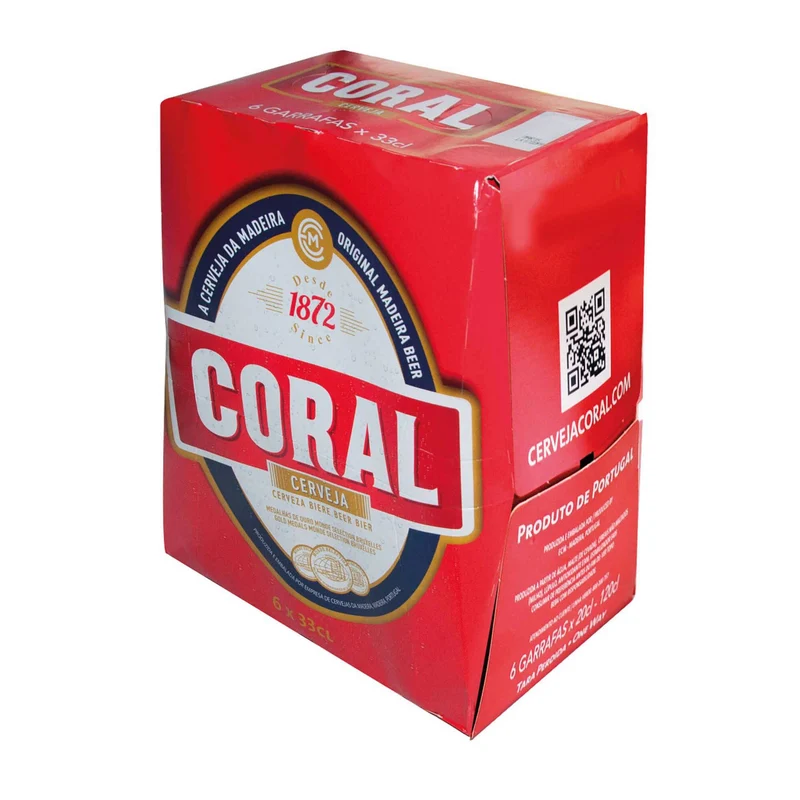 Coral Lager 6 x 330ml Cans 5.1% ABV