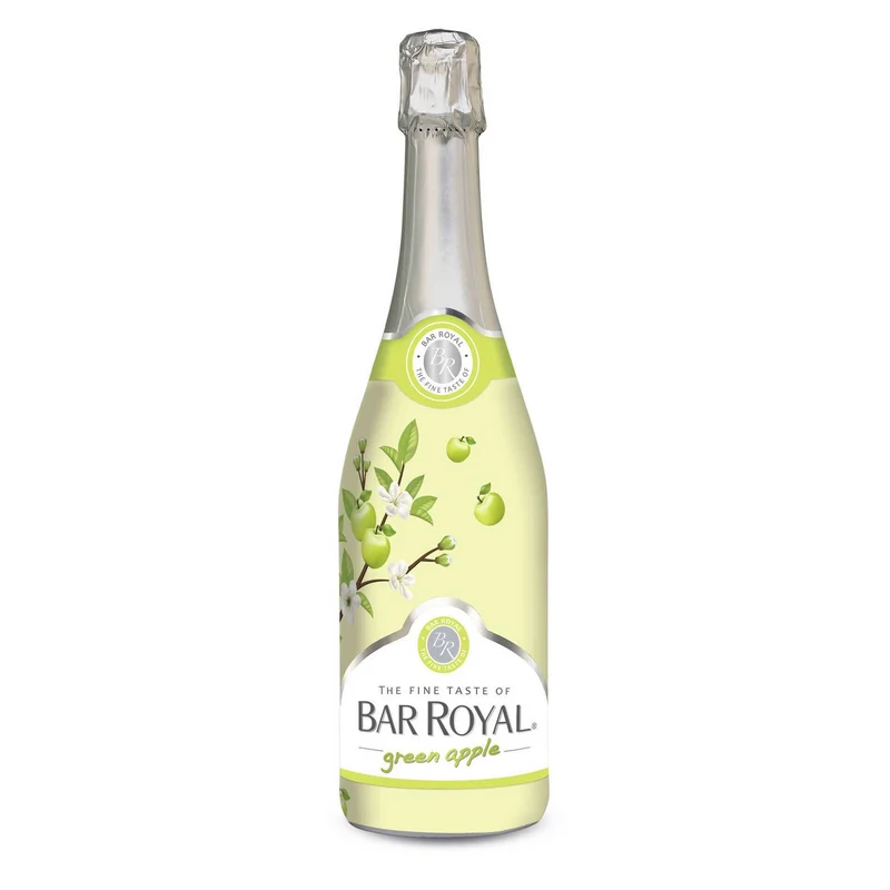 Bar Royal Green Apple Aromatised Wine Product Cocktail 750ml 3.9% ABV