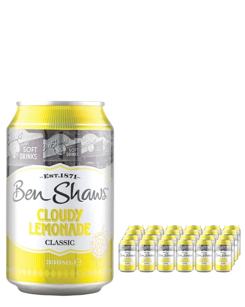 Ben Shaws Cloudy Lemonade Can Multipack, 24 x 330 ml