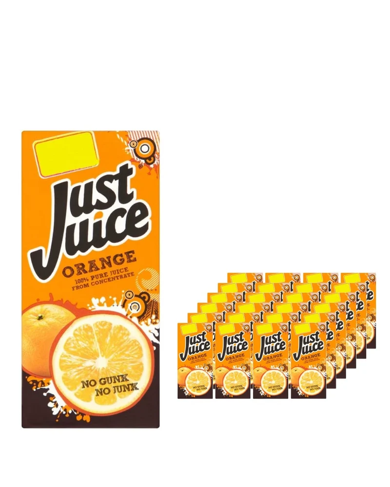 Just Juice Orange Multipack, 24 x 200 ml