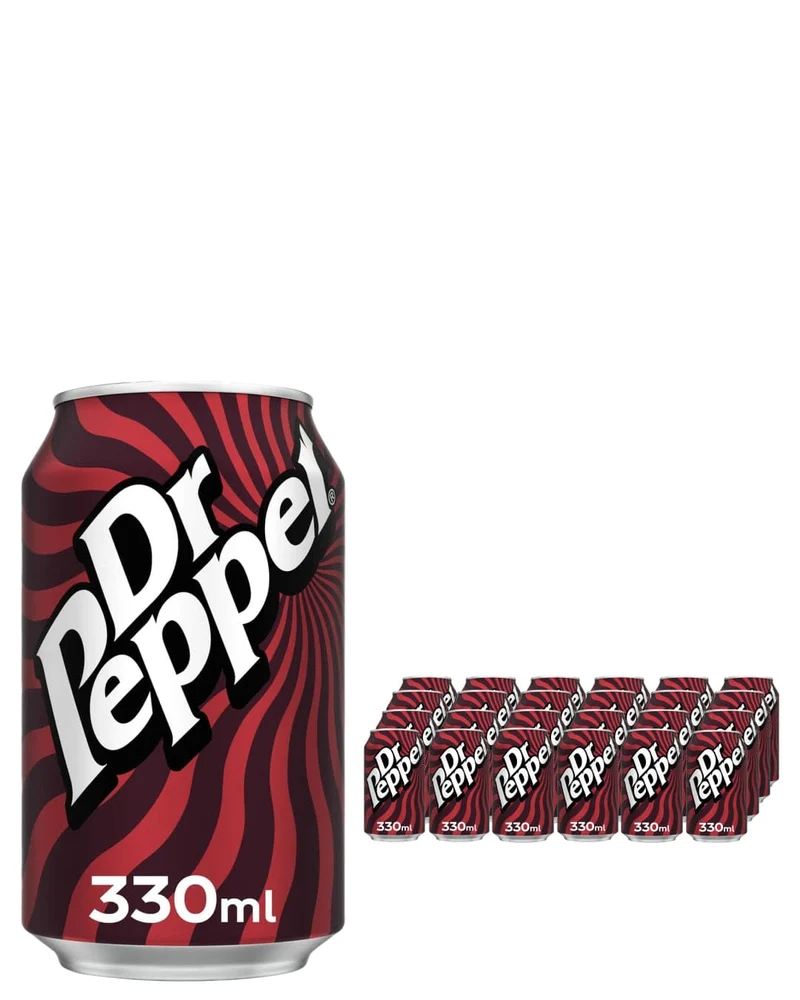Dr Pepper Soft Drink Can Multipack, 24 x 330 ml