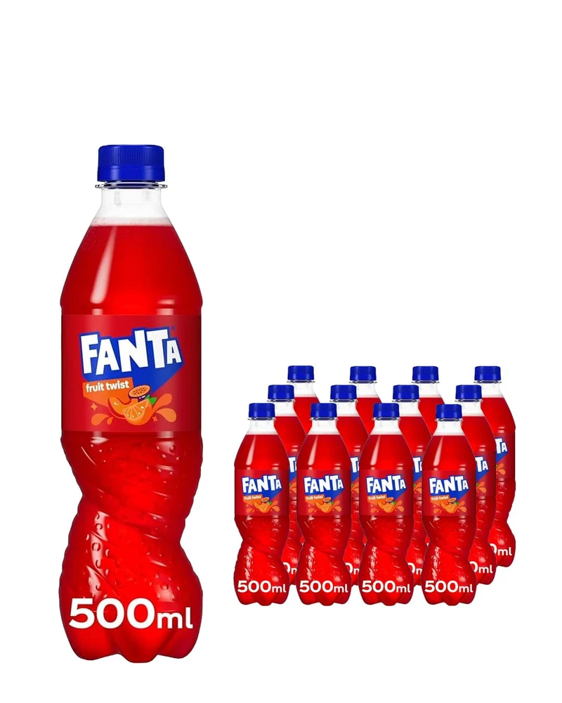 Fanta Fruit Twist Multipack, 12 x 500 ml