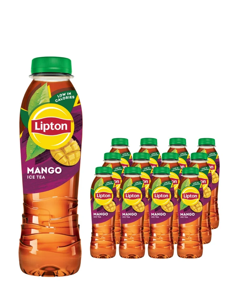 Lipton Mango Flavour Ice Tea Multipack, 12 x 500 ml