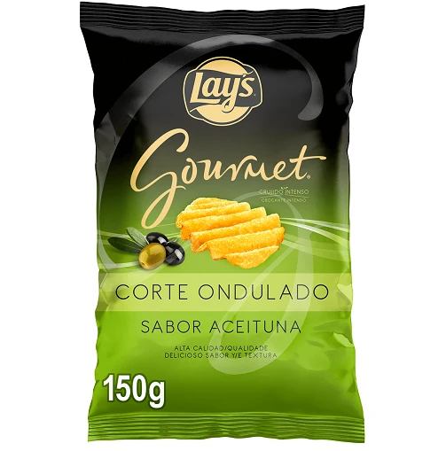 Lay's Gourmet Wavy Olive Crisps 150g