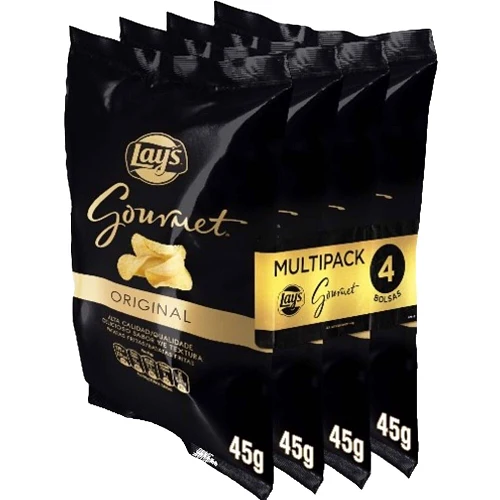 Lay's Gourmet Original Crisps 4 x 45g