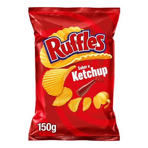 Ruffles Ketchup Flavour Crisps 150g