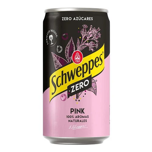 Schweppes Pink Zero Tonic Water 250ml