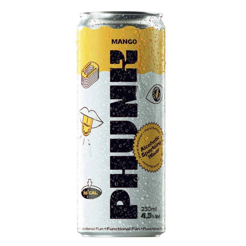 Phunk Mango Hard Seltzer 250ml Can 4.5% ABV