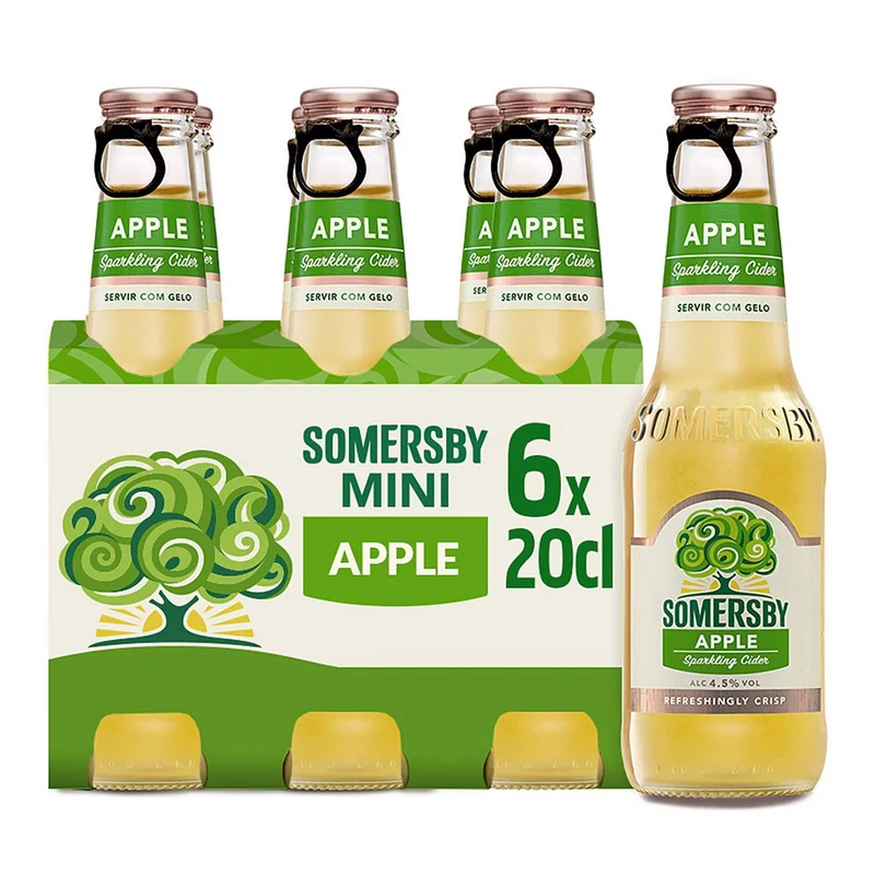 Somersby Apple Cider 6 x 200ml Bottles 4.5% ABV