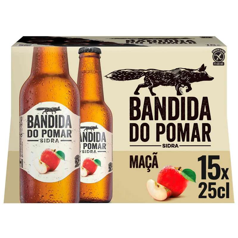 Bandida do Pomar Red Apple Cider 15 x 250ml Bottles 4.5% ABV
