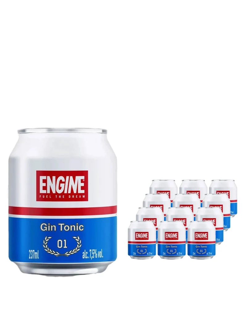 Engine Gin & Tonic Premixed Cocktail Can Multipack, 12 x 237 ml