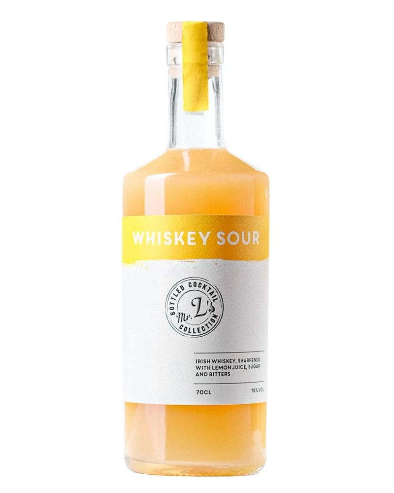 Mr L's Whiskey Sour Ready To Drink Cocktail, 70 cl