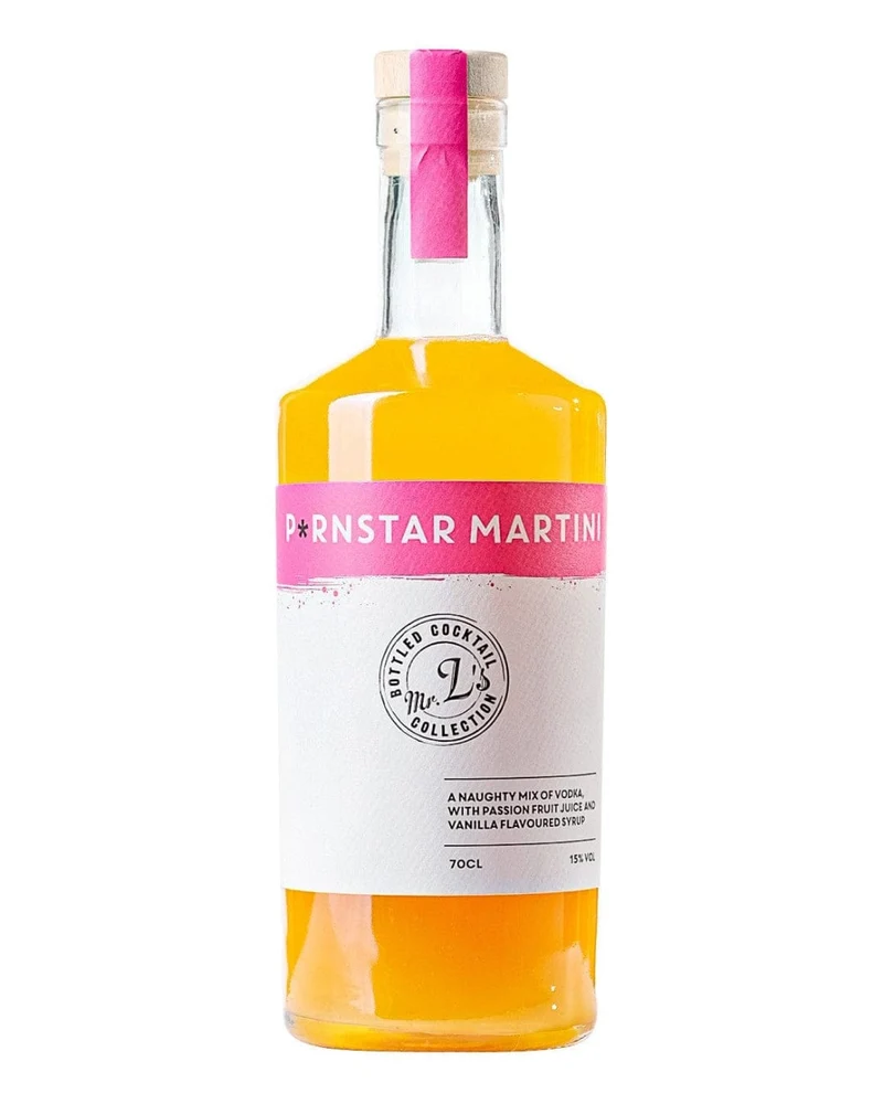 Mr L's Pornstar Martini Ready To Drink Cocktail, 70 cl