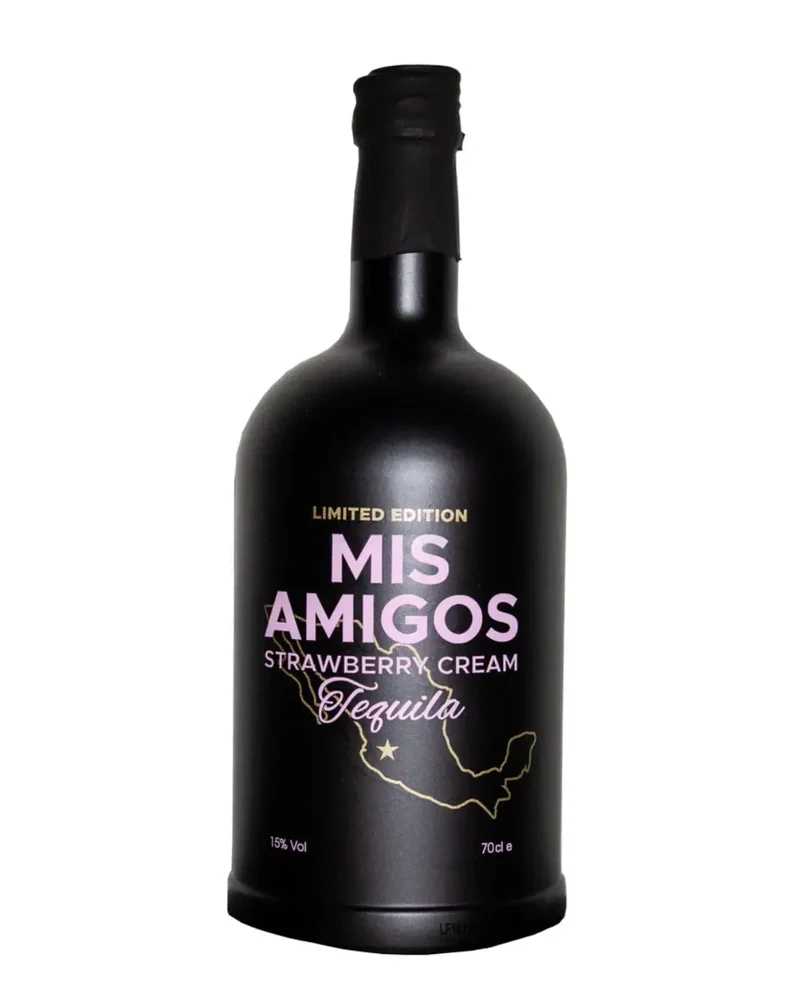 Mis Amigos Strawberry Cream Tequila Liqueur, 70 cl