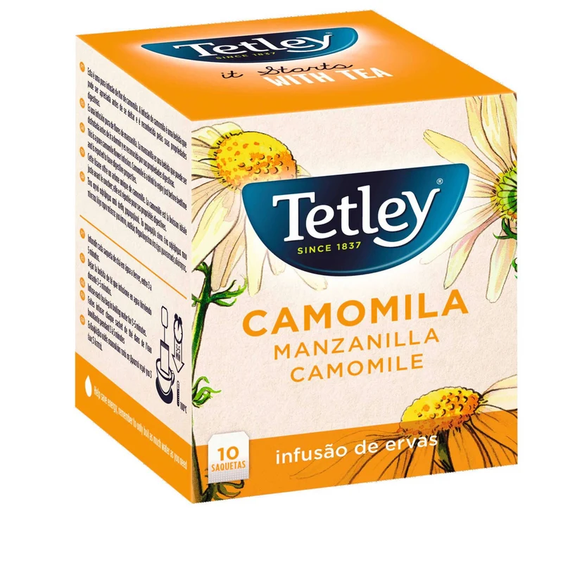 Tetley Chamomile Infusion 10 Tea Bags