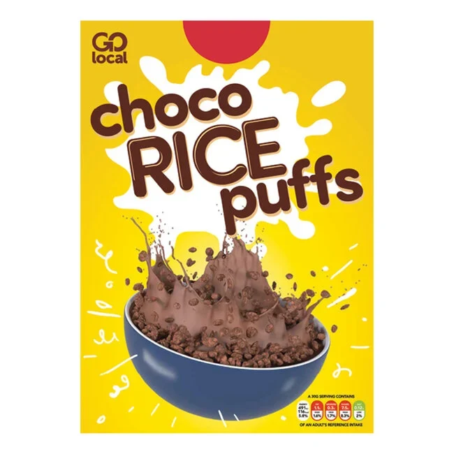 Go Local Choco Rice Puffs 320g