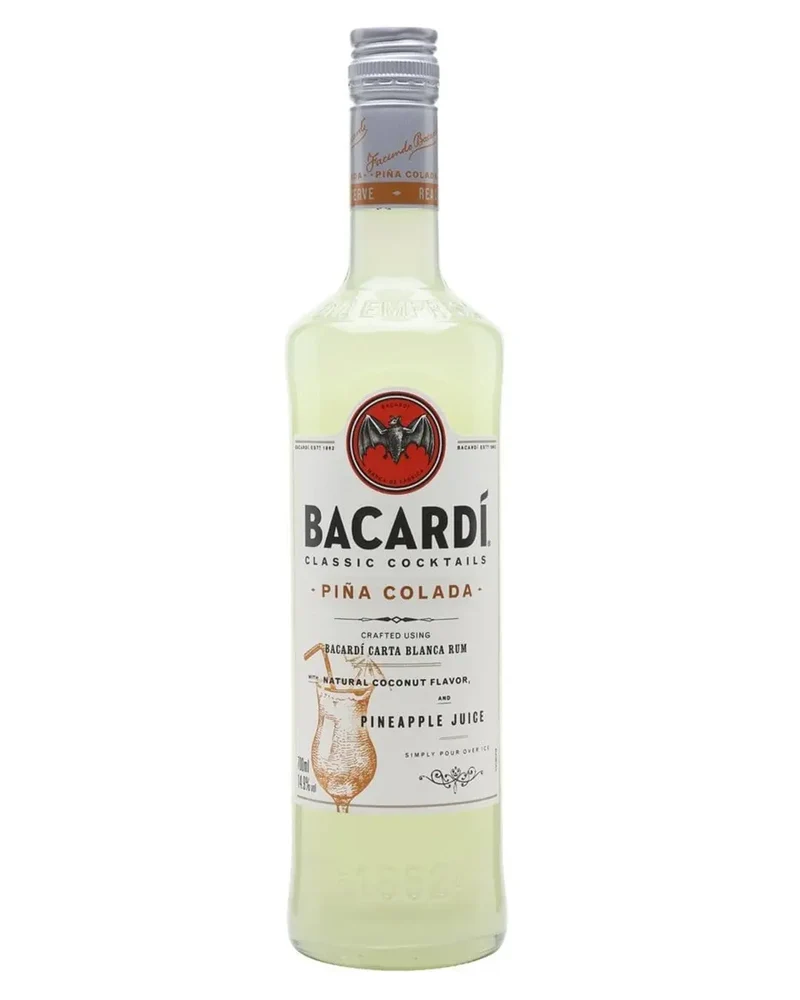 Bacardi Pina Colada Premixed Cocktail, 70 cl