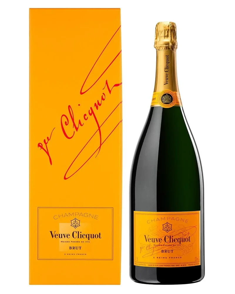 Veuve Clicquot Yellow Label Champagne Magnum Gift Box, 1.5 L