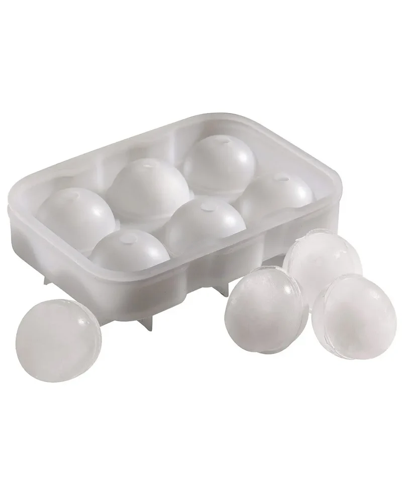 Beaumont 6 Cavity Clear Silicone Ice Ball Mould