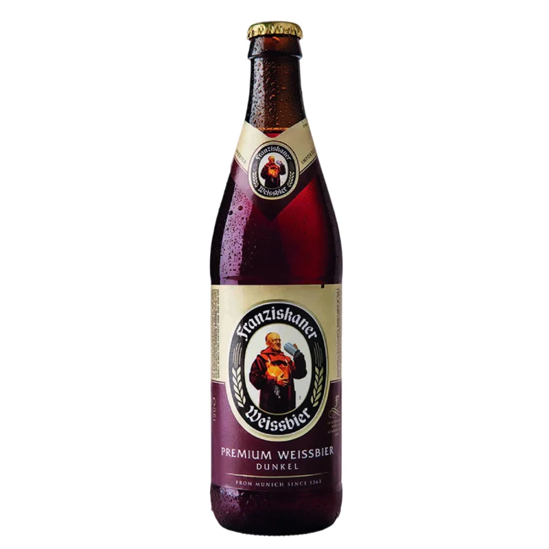 Franziskaner Hefe Weissbier Dunkel 500ml Bottle 5% ABV