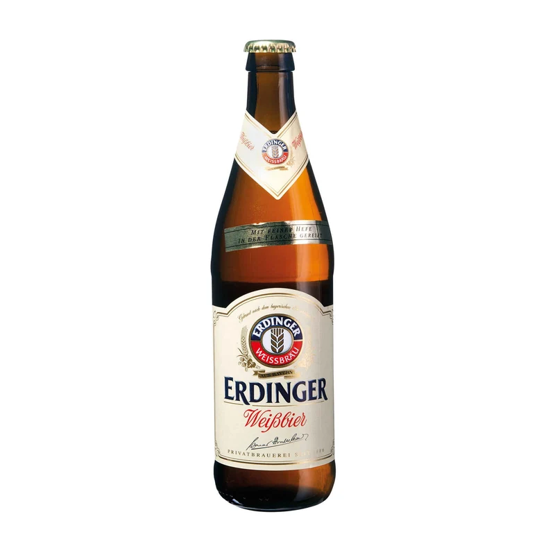 Erdinger Weissbier Wheat Beer 500ml Bottle 5.3% ABV