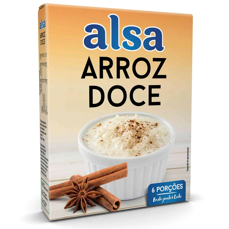 Alsa Arroz Doce Rice Pudding Mix 125g