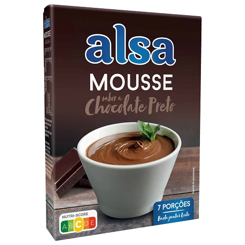 Alsa Dark Chocolate Mousse Mix 125g