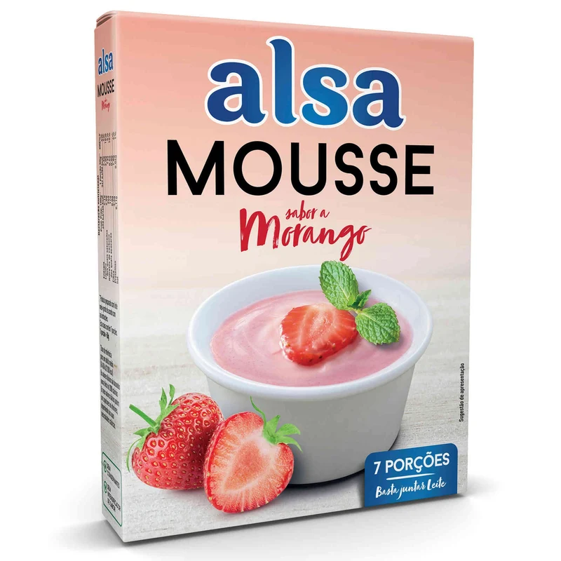 Alsa Strawberry Mousse Mix 100g