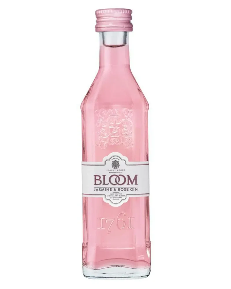 Bloom Jasmine & Rose Pink Gin Miniature, 5 cl