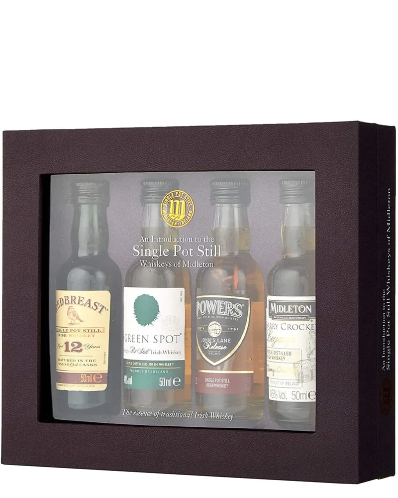 Midleton Single Irish Pot Still Whiskey Miniature Gift Set, 4 x 5 cl