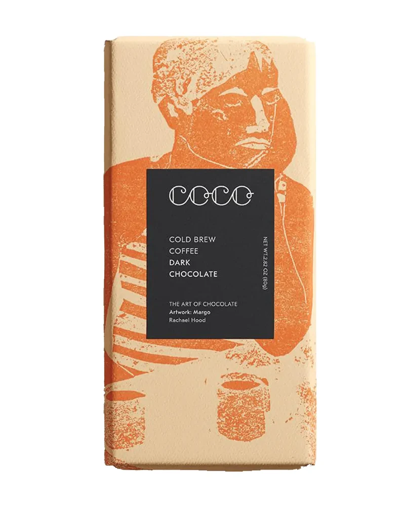 COCO Cold Brew Coffee Chocolate Bar, 80 g