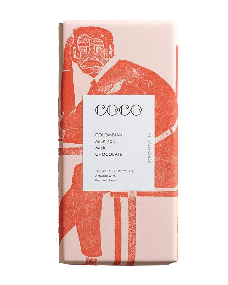 COCO Colombian Milk Chocolate Bar, 80 g