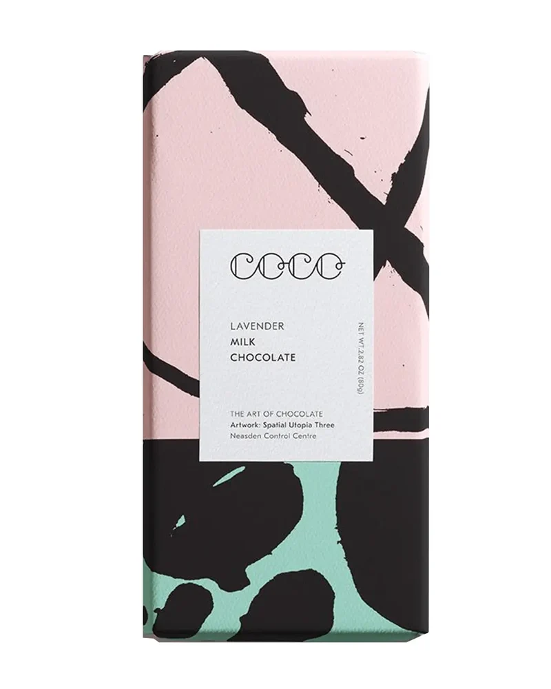 COCO Lavendar Chocolate Bar, 80 g