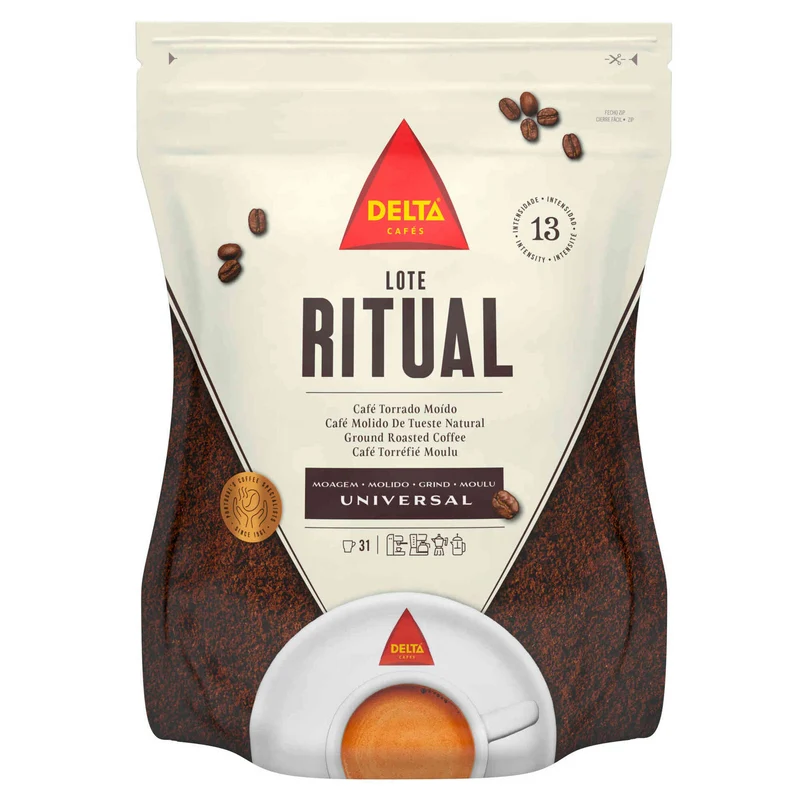 Delta Lote Chávena Ground Coffee Universal Grind 220g
