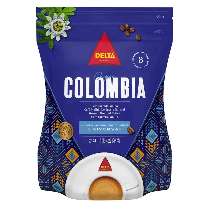 Delta Colombia Ground Coffee 220g