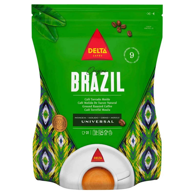 Delta Brasil Ground Coffee 220g