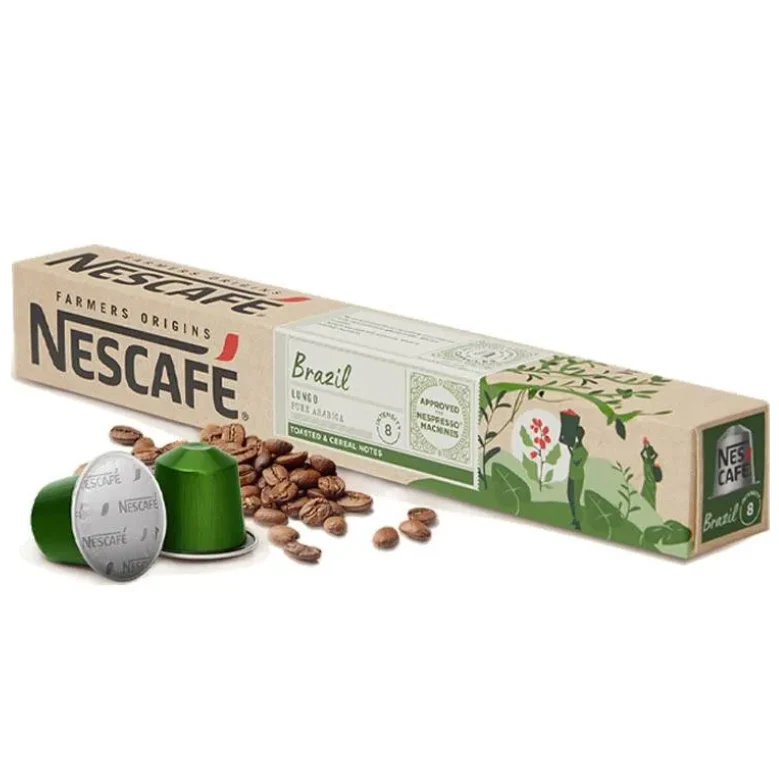 Nescafé Farmers Origins Brazil Lungo Capsules 10 Pack