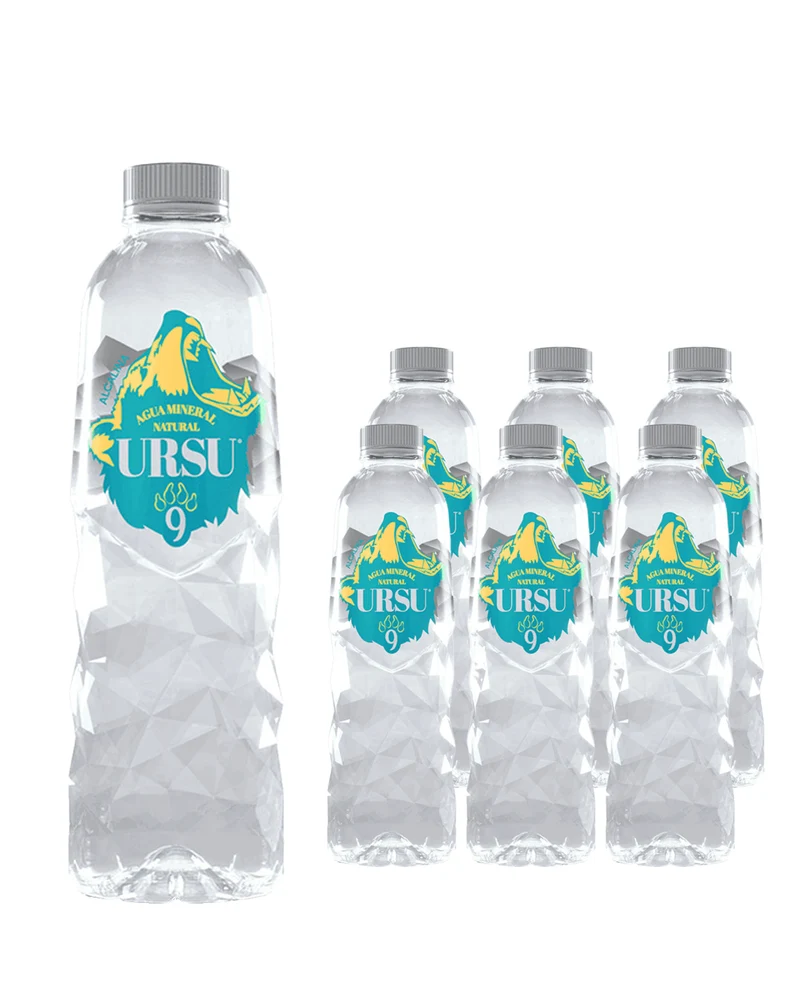 Ursu Alkaline Natural Mineral Water Multipack, 6 x 500 ml