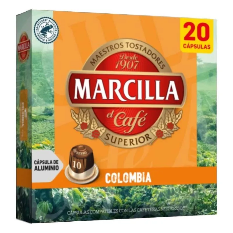 Marcilla Colombia Coffee Capsules 20 Pack