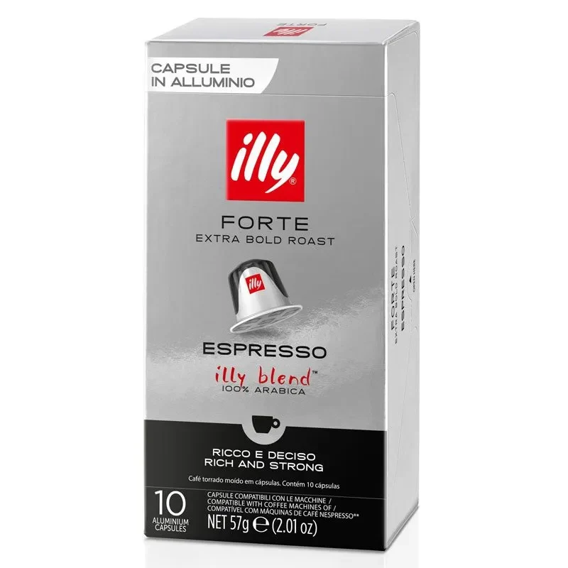Illy Forte Capsules for Nespresso 10 Pack