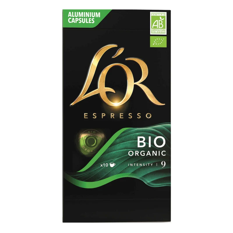 L'OR Bio Organic Capsules for Nespresso 10 Pack