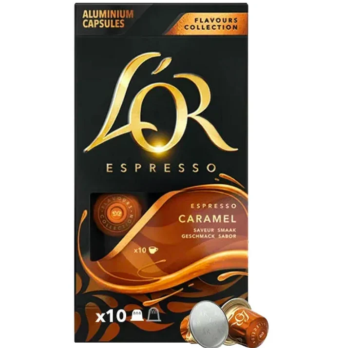 L'OR Caramel Capsules for Nespresso 10 Pack