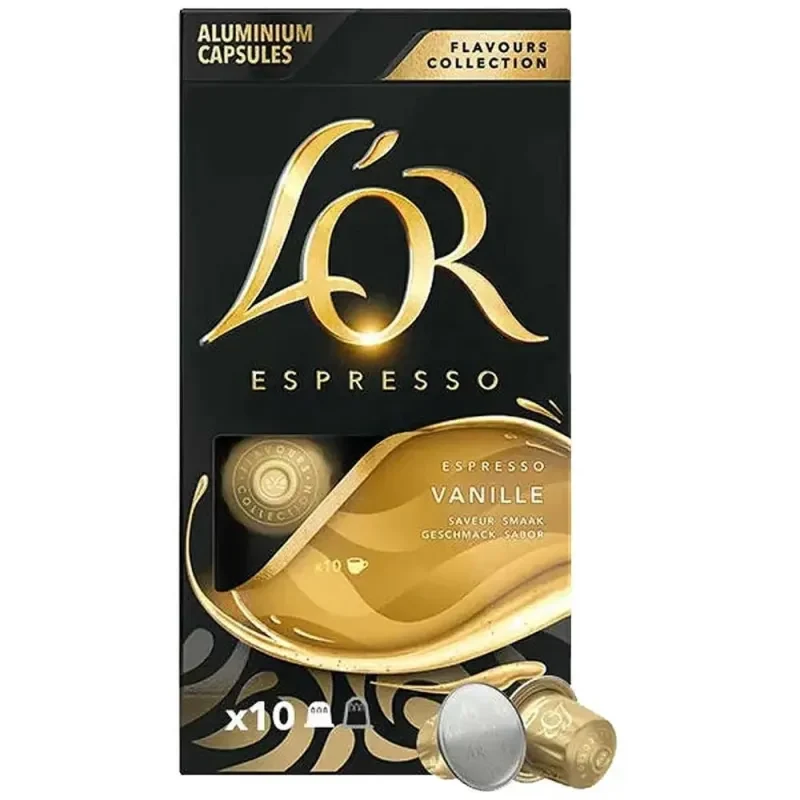 L'OR Vanilla Flavoured Coffee Capsules 10 Pack