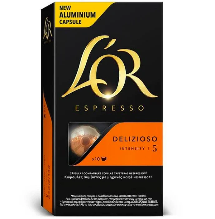 L'OR Delizioso Capsules for Nespresso 10 Pack