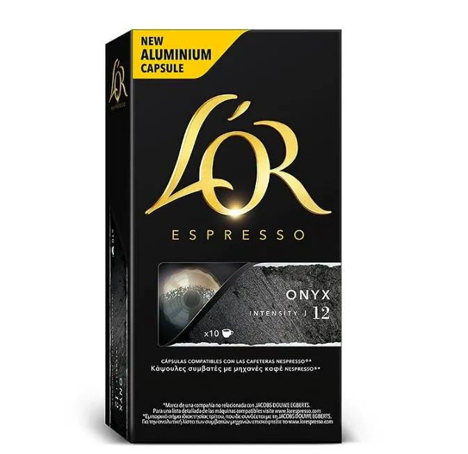 L'OR Espresso Onyx Coffee Capsules 10 Pack